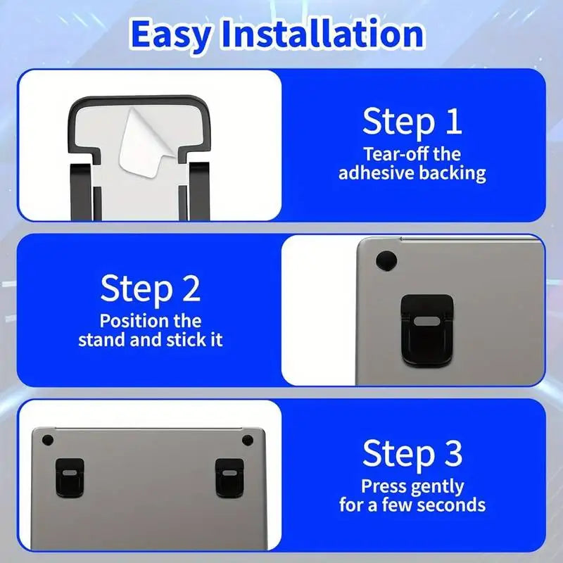 Mini Laptop Stand 2-Pack - Portable Foldable Desk Riser for Laptop & Keyboard